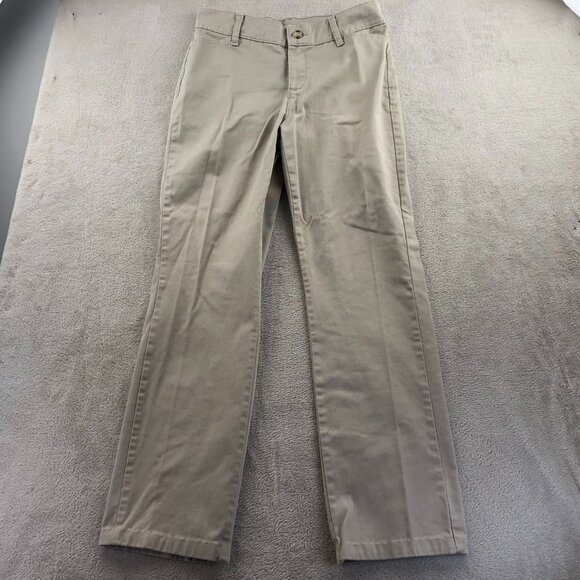 Riders By Lee Women Pants Size 6M EasyCare Khaki Straight Leg Tan Classic Casual - Picture 12 of 13
